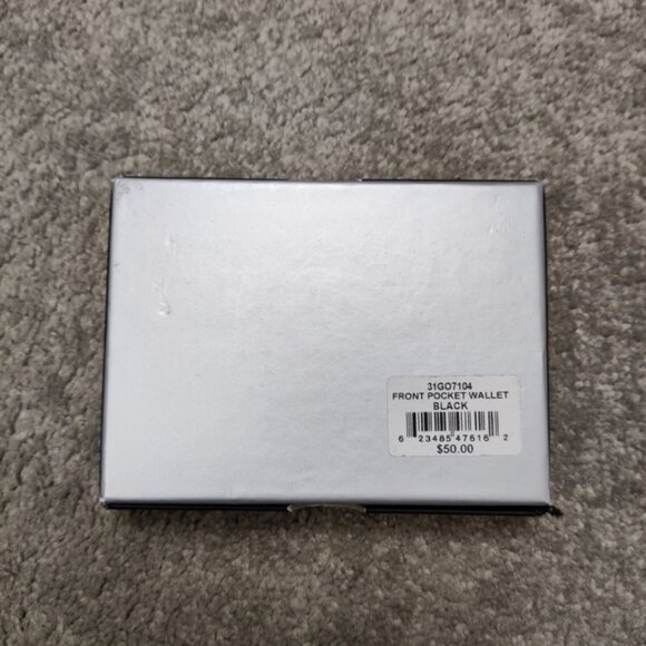 Guess Men's Black Leather Wallet NEW - Picture 2 of 7